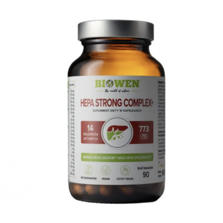 Hepa Strong Complex+ 90 kapsułek Biowen (wątroba)