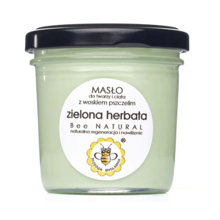 Masło do twarzy i ciała ZIELONA HERBATA 65g Miodowa Mydlarnia
