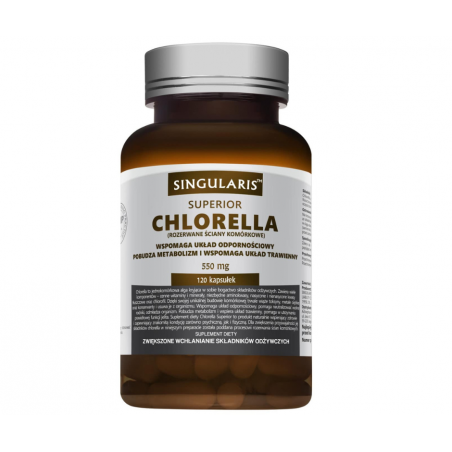 Chlorella Superior 550mg – 120 kapsułek SINGULARIS