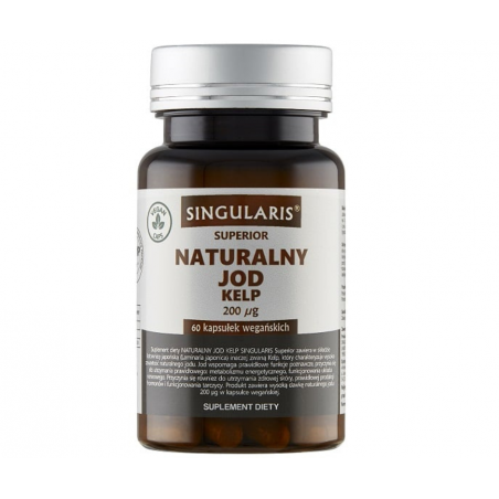 Naturalny jod KELP 200mg – 60 kapsułek SINGULARIS