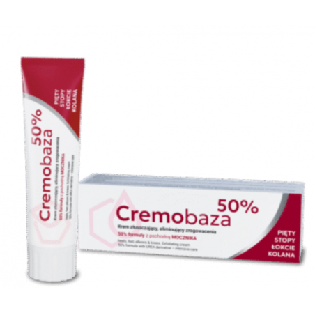 Cremobaza 50% z mocznikiem (stopy, pięty, łokcie, kolana) Farmapol, 30 g