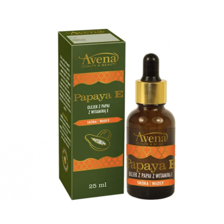 Organiczny rafinowany olejek z nasion papai z witaminą E 25ml Avena
