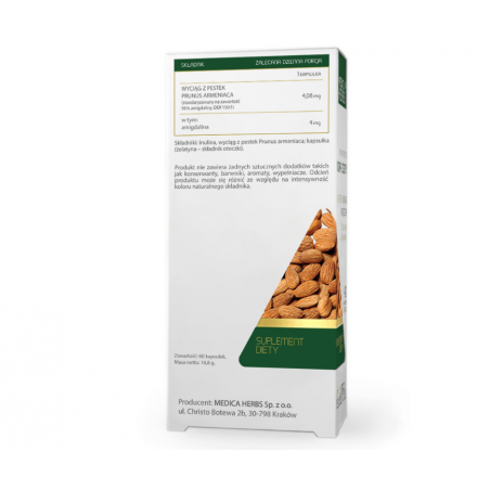 AMIGDALINA (B17) 60 kapsułek Medica Herbs - 1