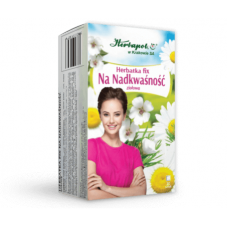 Herbatka fix NA NADKWAŚNOŚĆ 20 saszetek Herbapol Kraków