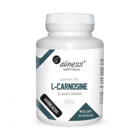 L-CARNOSINE 500 mg 60 kapsułek Aliness