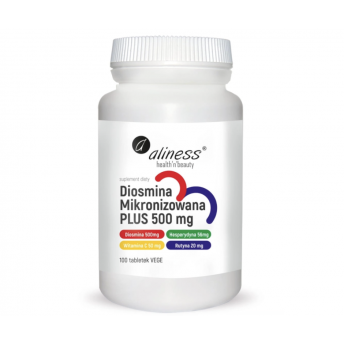 Diosmina Mikronizowana PLUS 500mg 100tab Aliness