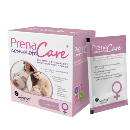 PrenaCare® Complete dla kobiet w ciąży i karmiących x 30 saszetek Aliness PrenaCare® Complete dla kobiet w ciąży i karmiących x 30 saszetek Aliness