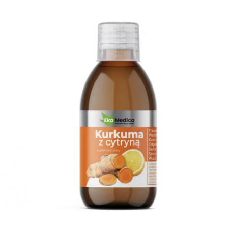 Kurkuma z cytryną - płynny suplement diety 250ml Ekamedica