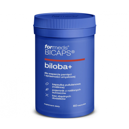 Bicaps Biloba + 60 kapsułek ForMeds