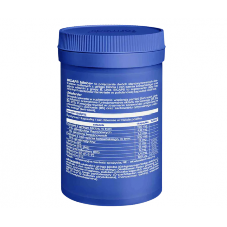 Bicaps Biloba + 60 kapsułek ForMeds - 1