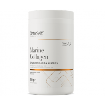 OstroVit Kolagen Morski + Kwas Hialuronowy + Witamina C 500 g  OstroVit