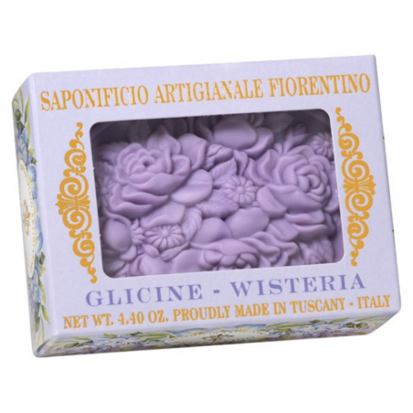 Naturalne mydło o zapachu glicynii 125g Saponificio Artigianale Fiorentino