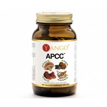 APCC - reishi, shitake, kordyceps, chaga YANGO 100 kaps.