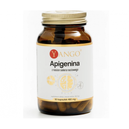 Apigenina 480mg z nasion selera naciowego YANGO 90 kaps.
