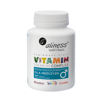 Premium Vitamin Complex dla mężczyzn Aliness 120 tabletek VEGE