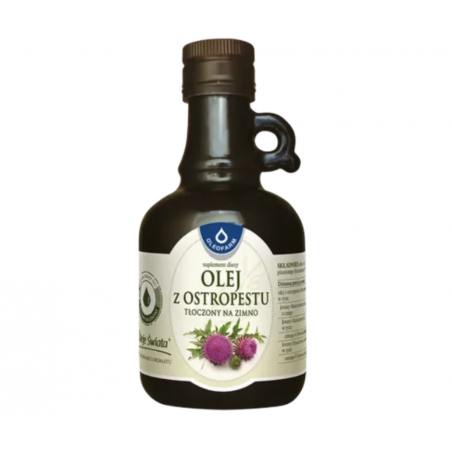 Olej z ostropestu tłoczony na zimno 500ml Oleofarm