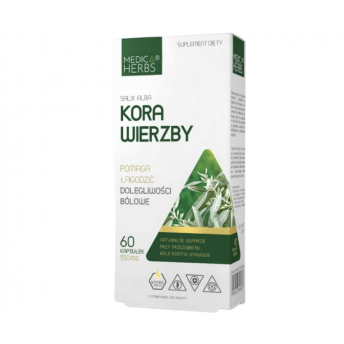 Kora wierzby 60 kapsułek Medica Herbs