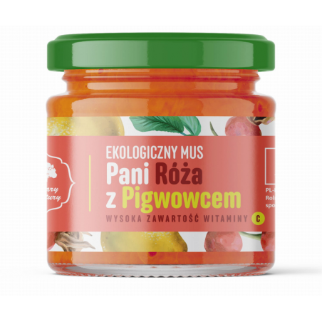 Mus Pani Róża z pigwowcem EKO 200g Dary Natury