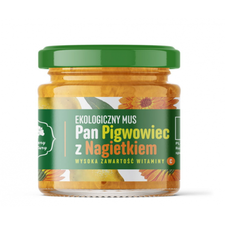 Mus Pan Pigwowiec z nagietkiem EKO 200g Dary Natury