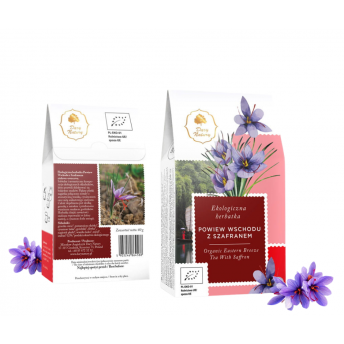 Herbatka Powiew Wschodu z szafranem Eko 80 g Dary Natury