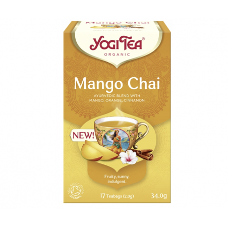 Herbata MANGO CZAI BIO 17sztuk YOGI TEA