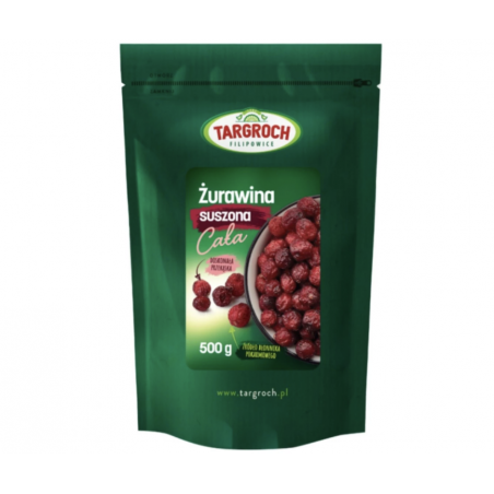 Żurawina suszona cała 500g TARGROCH