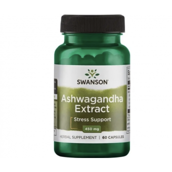 Ashwagandha Extract 450mg 60 kaps. SWANSON
