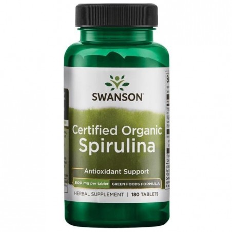 Spirulina standaryzowana 180szt SWANSON