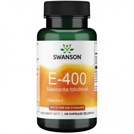 Witamina E mieszanka tokoferoli 400IU SWANSON 100szt