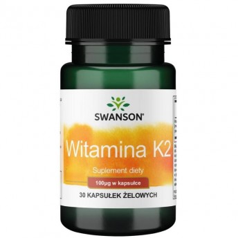 Witamina K2 100mcg 30szt SWANSON