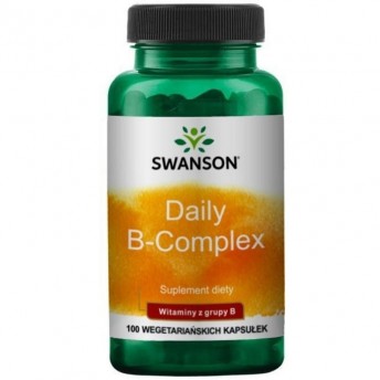 Daily B-complex Witaminy z grupy B 100 kapsułek SWANSON