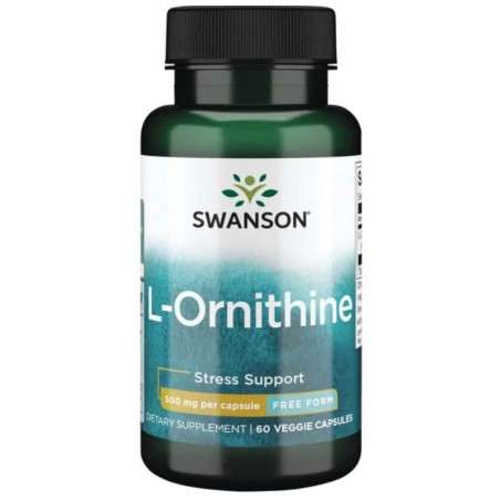 L-Ornityna 500mg 60 kapsułek SWANSON