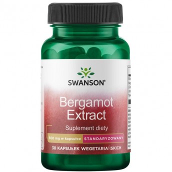 Bergamot extract 500mg 30 kapsułek SWANSON