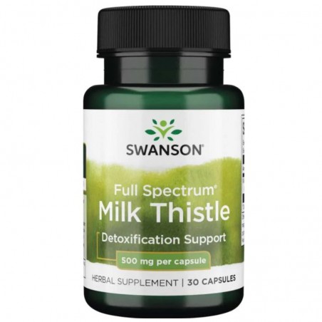 Full spectrum Milk Thistle (ostropest plamisty) 500mg 30szt SWANSON