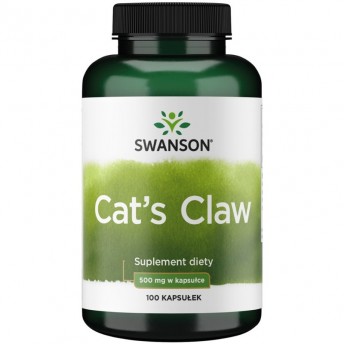 Cat's Claw (Koci pazur) 500mg 100 kapsułek SWANSON