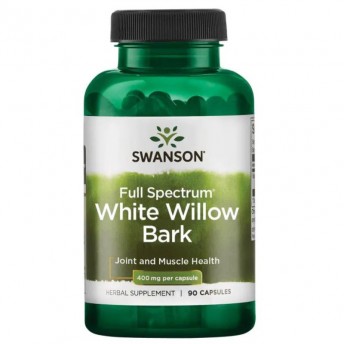 Kora wierzby białej (White Willow bark) 400mg 90 kapsułek SWANSON