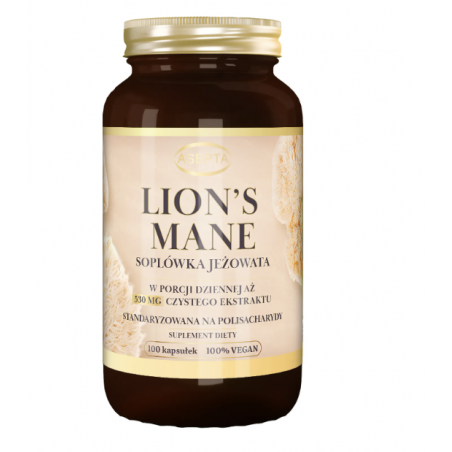 Lion's mane Soplówka 100kaps ASEPTA