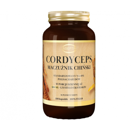 Cordyceps (kordyceps) 40% stand. 100kaps. ASEPTA
