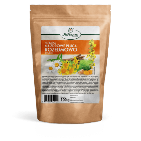 Herbatka Na zdrowe płuca ROZEDMOWO 100g Herbapol