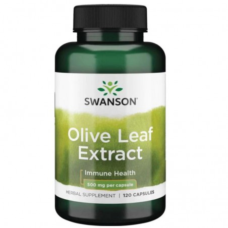 Olive leaf (liść oliwny) extract 500mg 120szt SWANSON