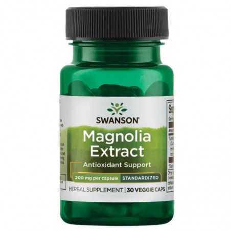 Magnolia lekarska extract 200mg 30szt SWANSON