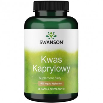 Kwas kaprylowy 600mg 60szt SWANSON