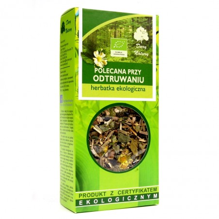 Herbatka Polecana przy odtruwaniu 50g Dary Natury