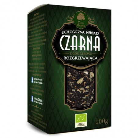 Herbata czarna rozgrzewająca EKO 100g Dary Natury