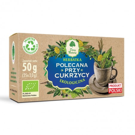 Polecana przy cukrzycy EKO 25x2g Dary Natury
