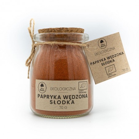 Papryka wędzona słodka w słoiczku 70g Dary Natury