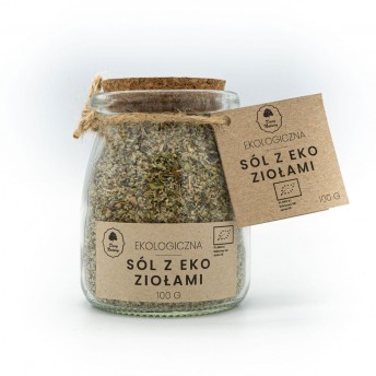 Sól z eko ziołami w słoiczku 100g Dary Natury