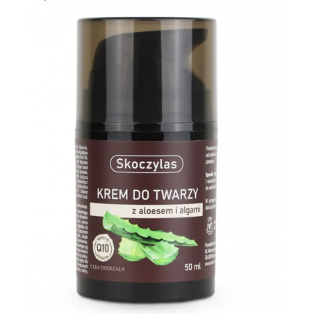 KREM do twarzy z aloesem, algami i koenzymem Q10 Skoczylas  50 ml