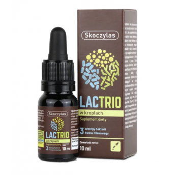 LACTRIO probiotyk, reuteri, acidophilus, rhamnosus Skoczylas 10ml