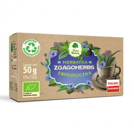ZGAGOHERBS eko 25torebek Dary Natury